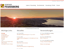 Tablet Screenshot of feusisberg.ch